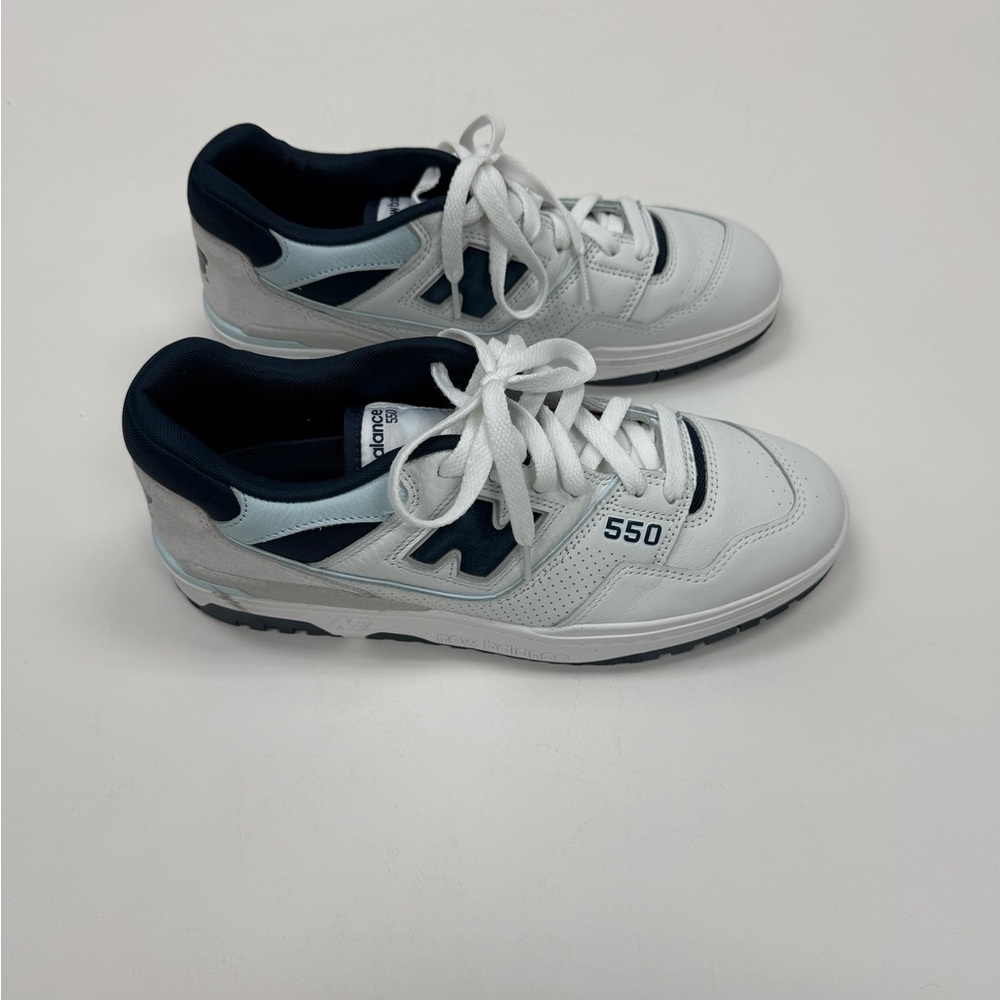 New Balance White and Black Sneakers Classic Style